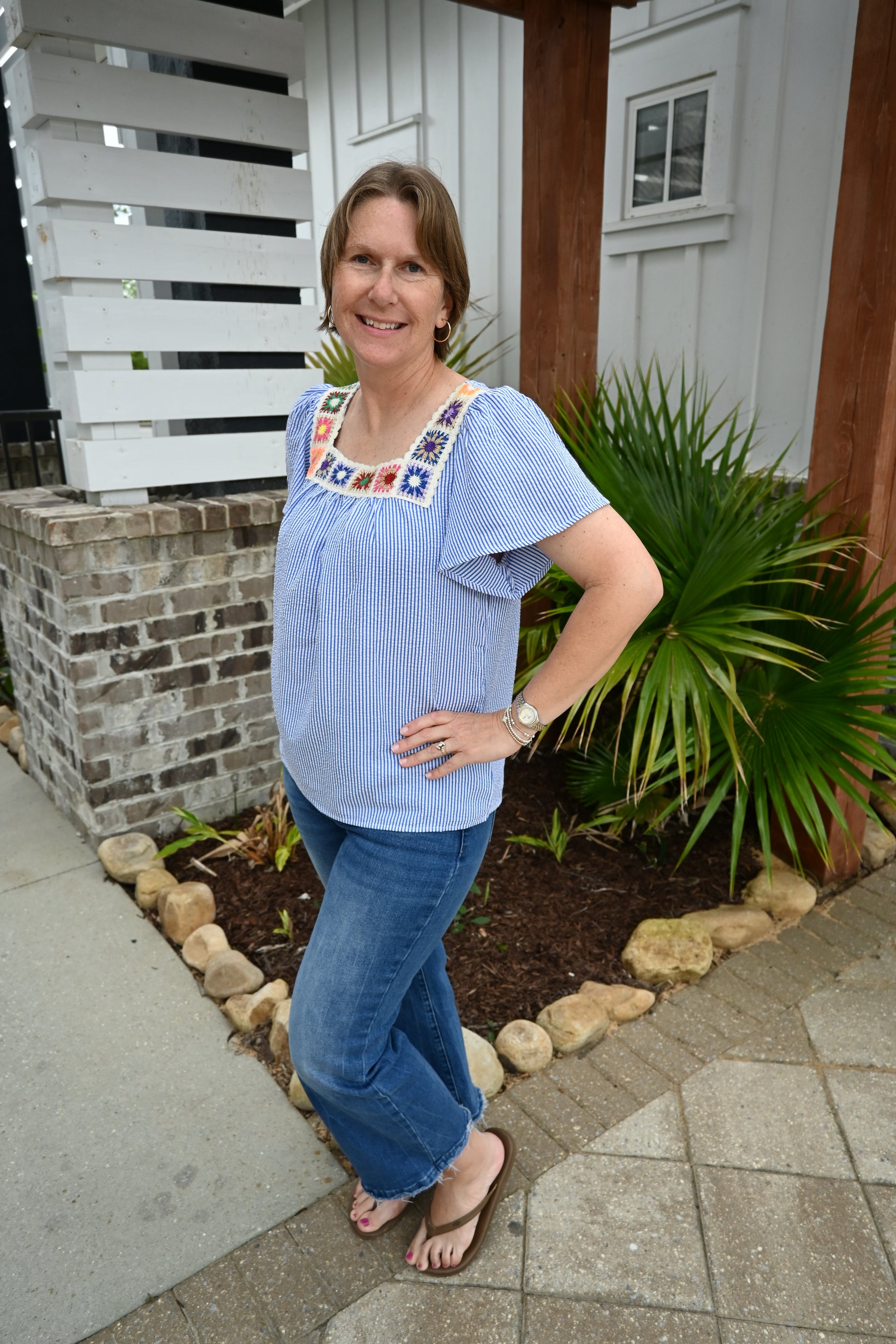 The Seaside Stitch Top