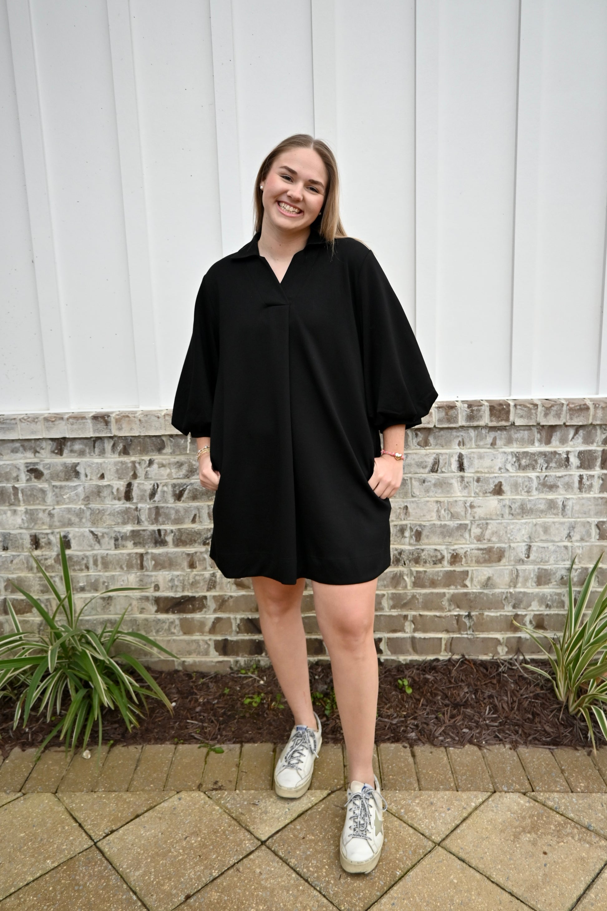 The Pleated Pocket Dress