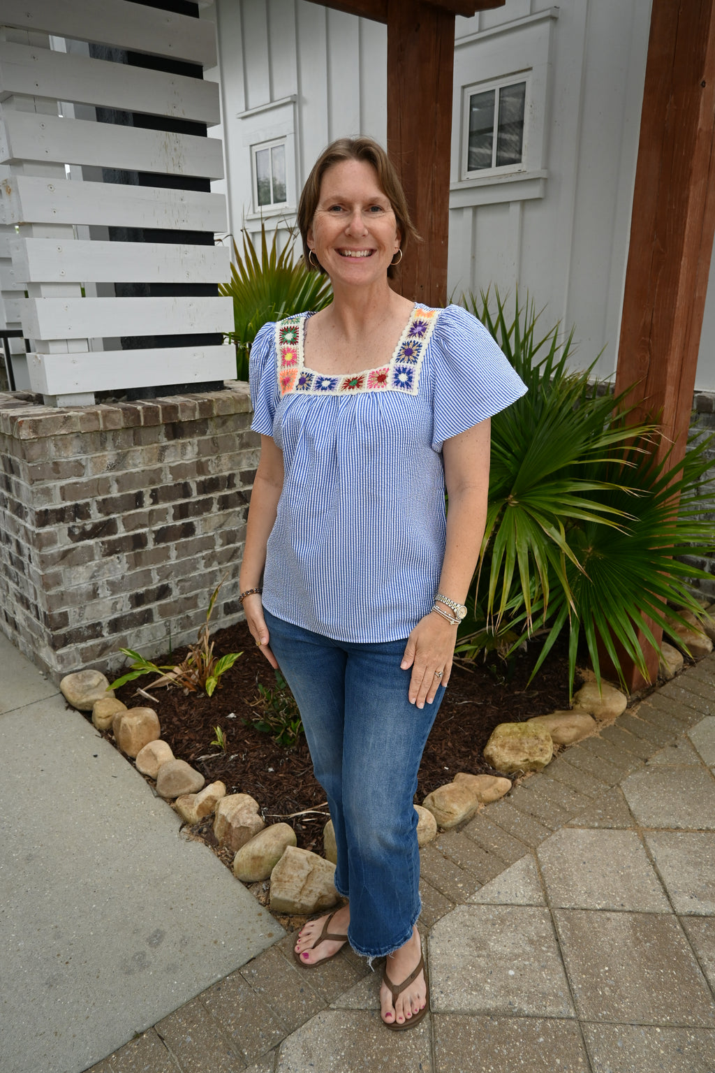 The Seaside Stitch Top