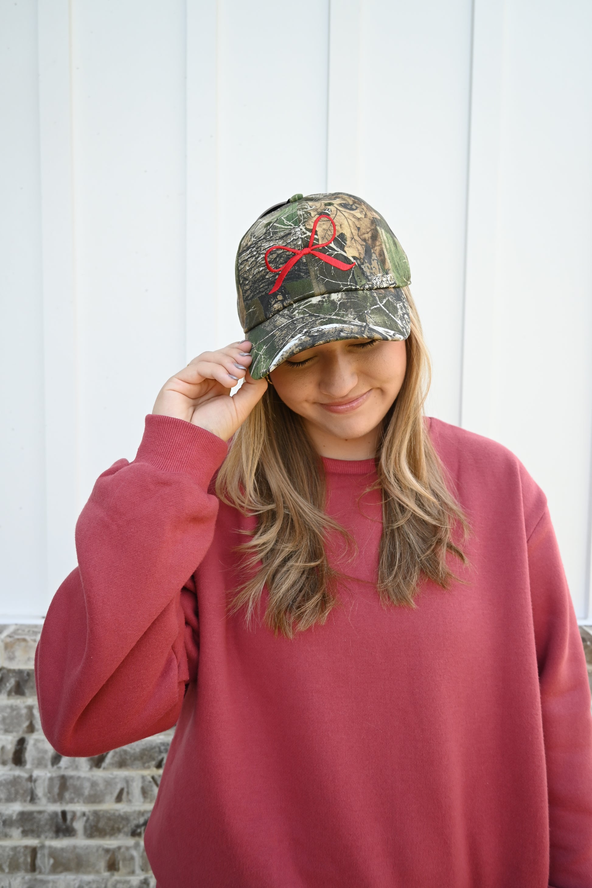 The Camo Bow Baseball Cap