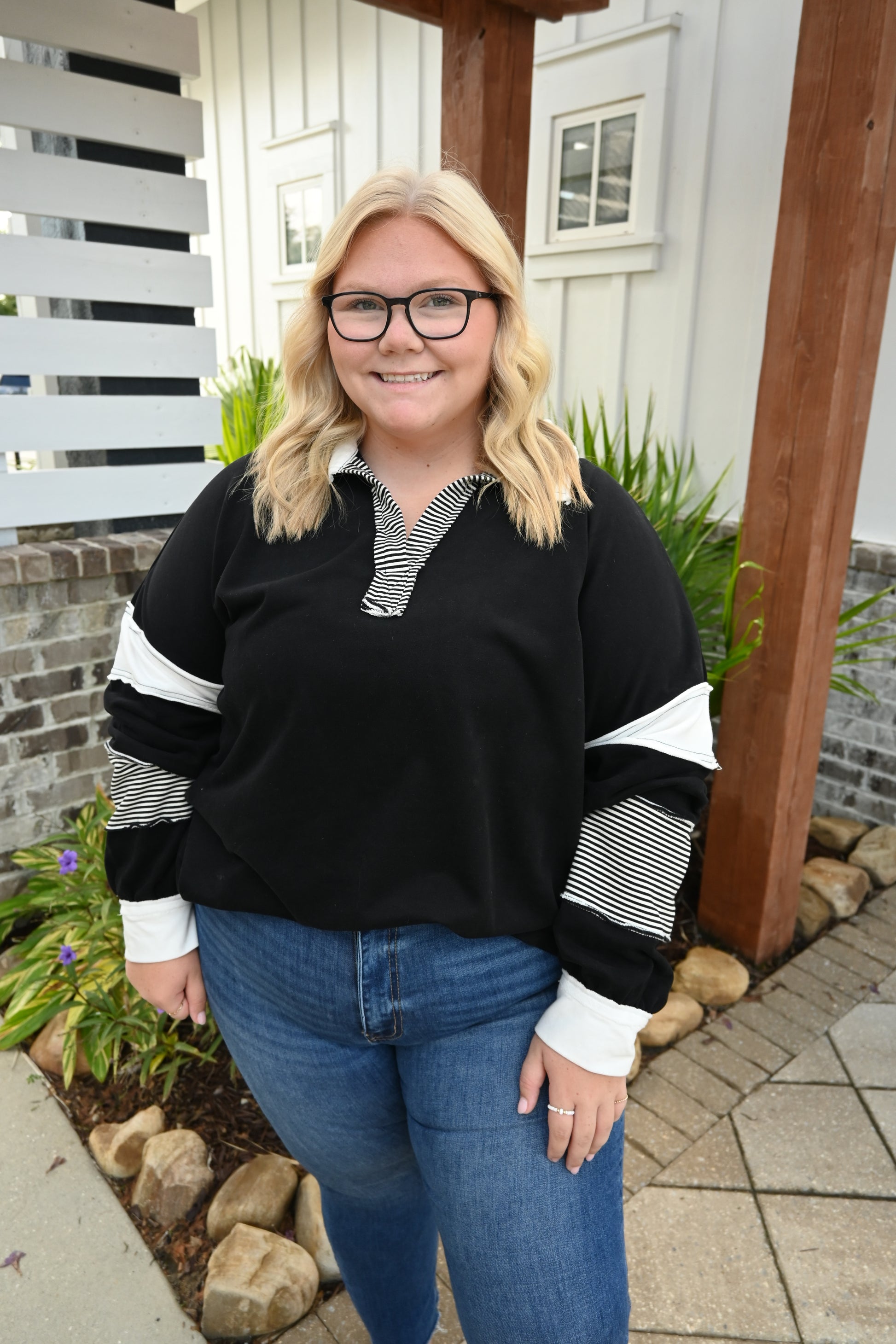 The Comfort in Contrast Pullover