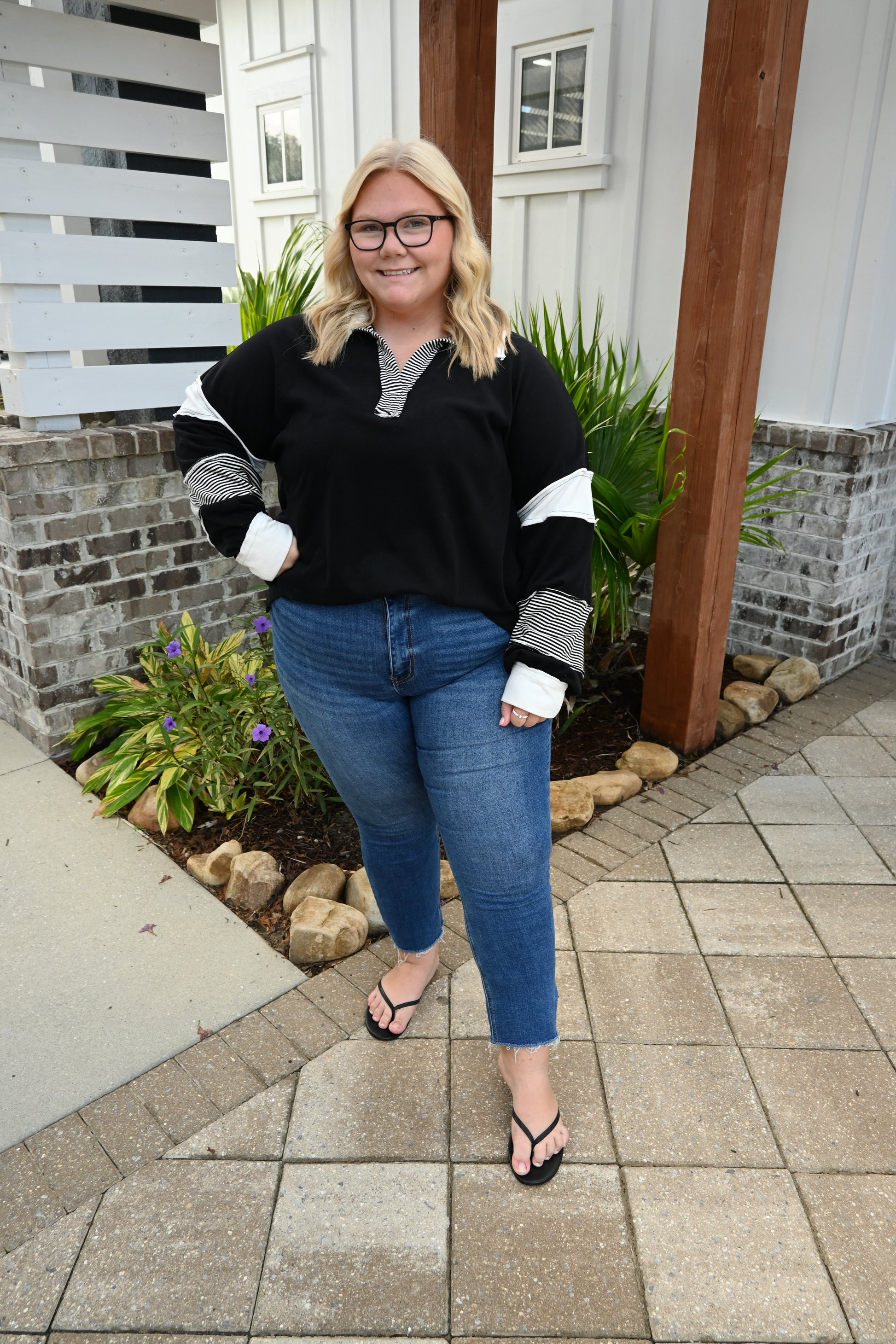 The Comfort in Contrast Pullover