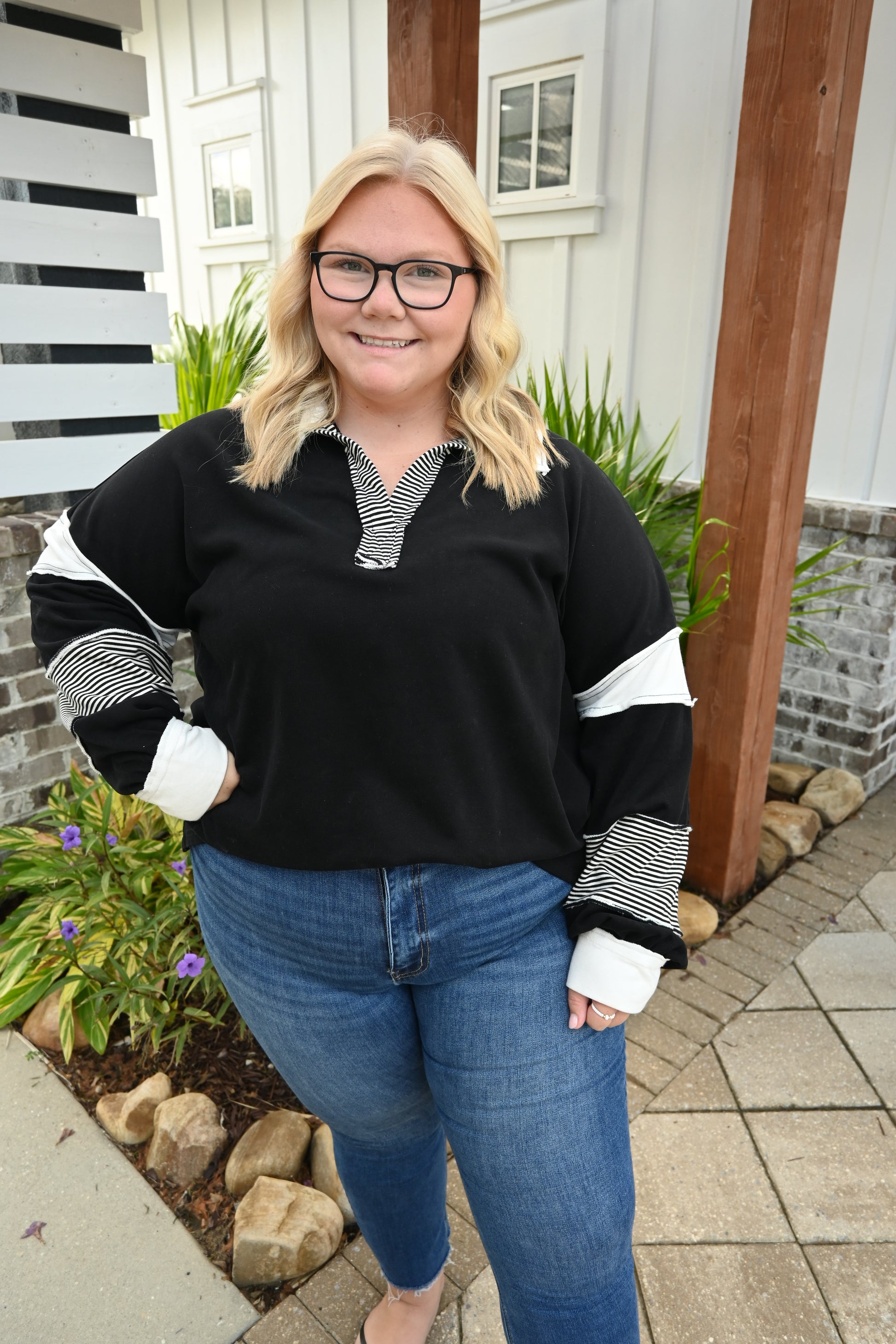 The Comfort in Contrast Pullover