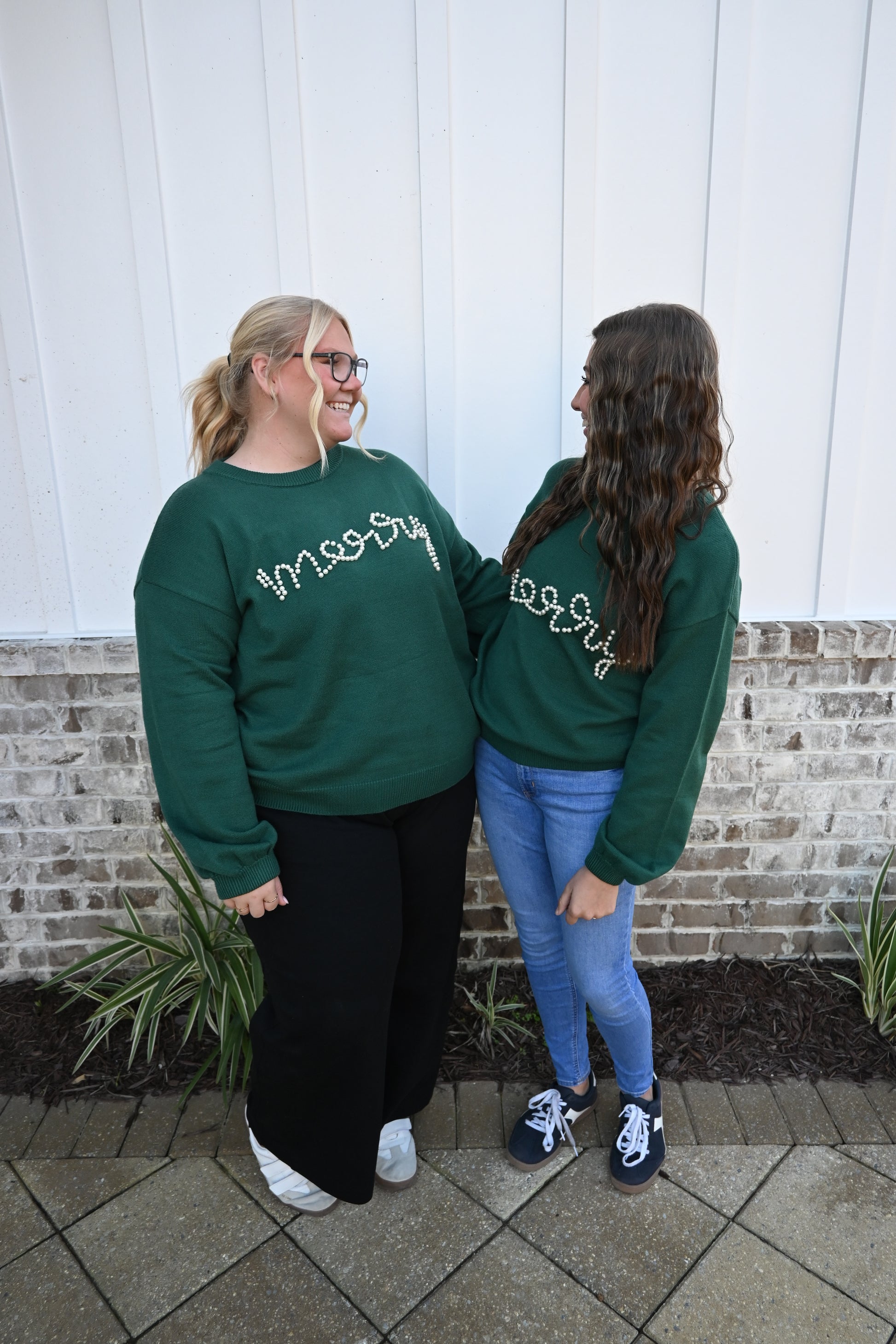 The Merry in Pearls Sweater